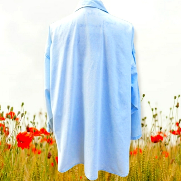 ESPIRIT Sport Light Denim Top - Picture 3 of 8